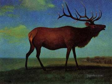 Elk Albert Bierstadt Oil Paintings